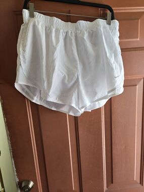 2 Pr. Of Nike Women's White Running Shorts